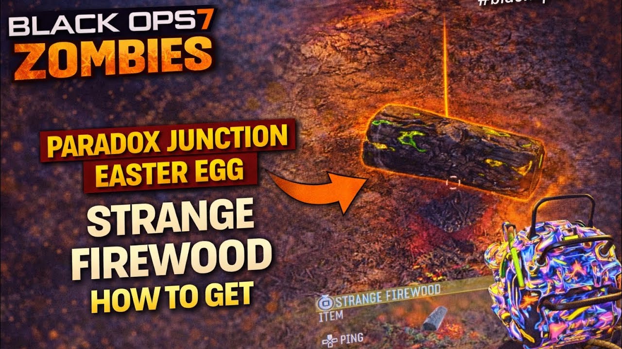 BLACK OPS 7 ZOMBIES PARADOX JUNCTION EASTER EGG STRANGE FIREWOOD HOW TO GET  #blackops7 #bo7zombies 