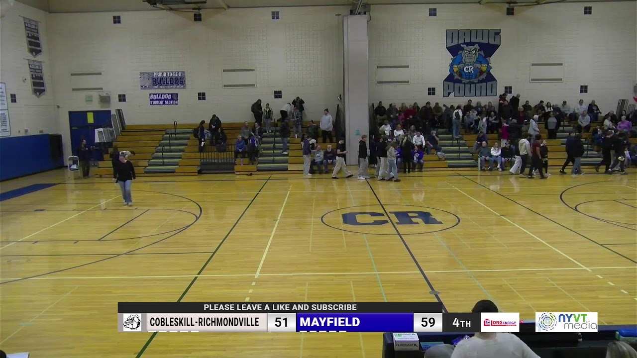 LIVE: Cobleskill-Richmodnville vs Mayfield  Girls' Basketball - February 5, 2026