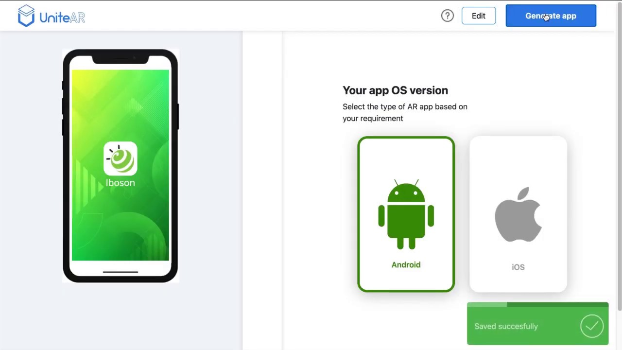 Augmented Reality App for your brand, No coding required.