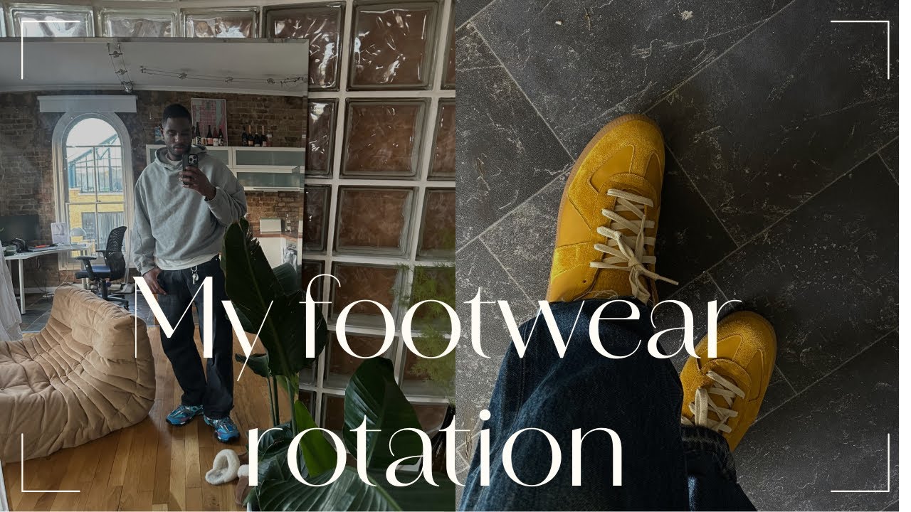 My current shoe rotation ft Maison Margiela, Balancinga, JJJound and more