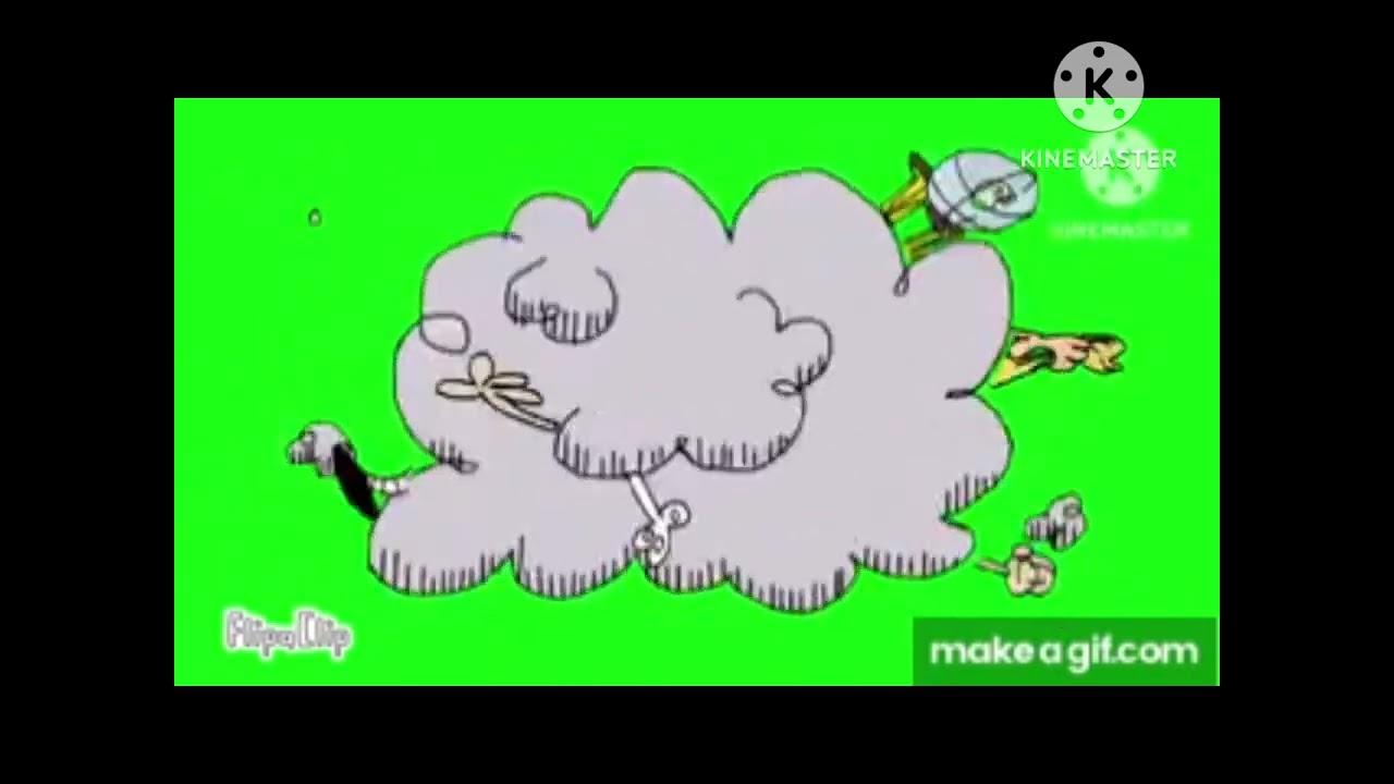 Loud House Fight Cloud Green Screen 