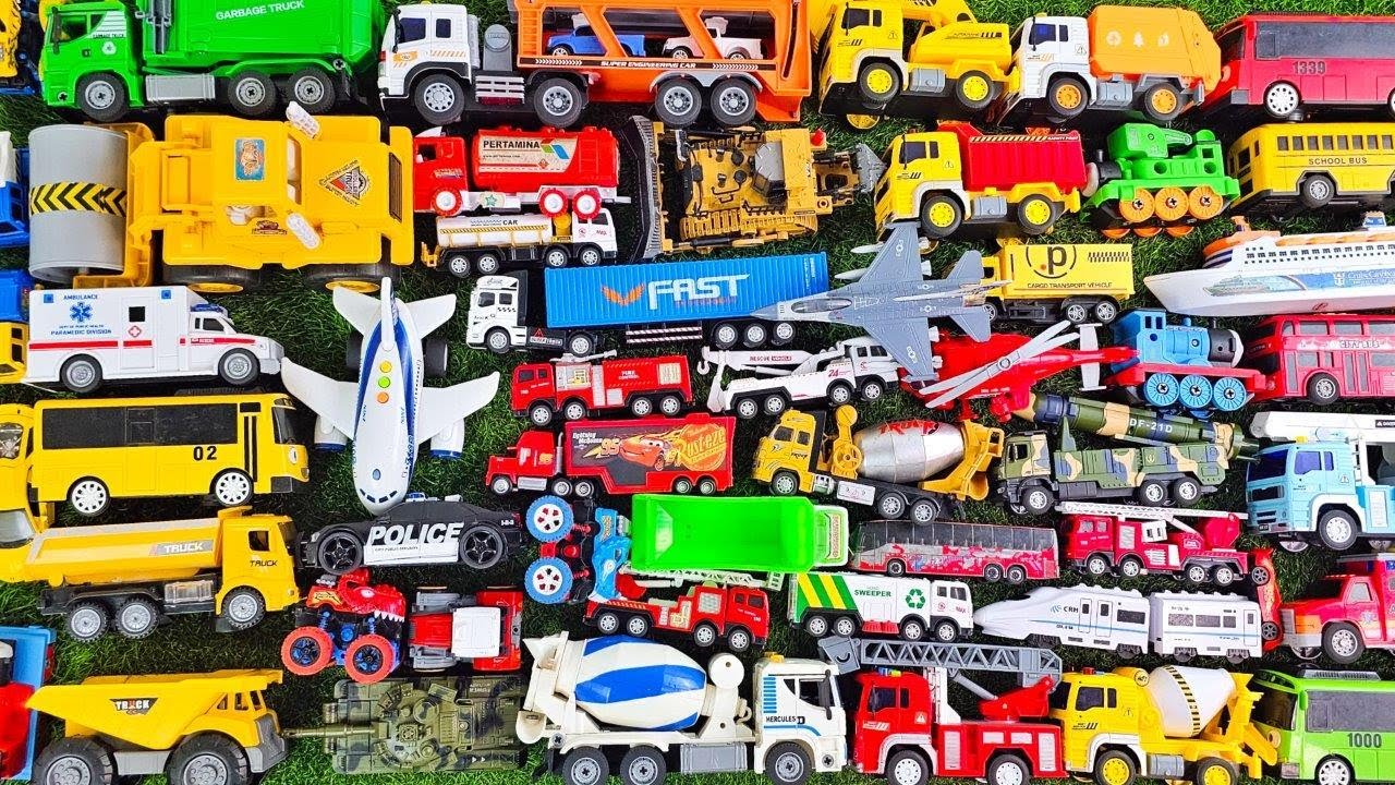 Mobil Mobilan Polisi, Mobil Truk Molen, Mobil Balap, Mobil Damkar, Beko Excavator, Ambulance 219