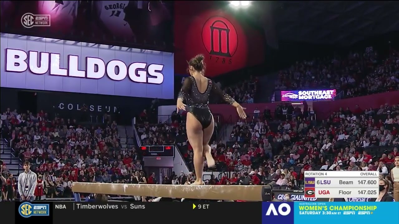 Christina Desiderio (LSU) Beam 2022 @ Georgia 9.900
