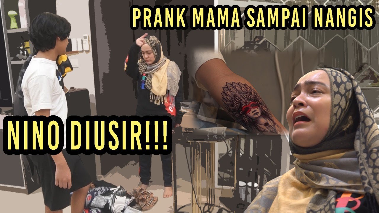 PRANK TATTO BIKIN KELUARGA MARAH BESAR, MAMA HAMPIR PINGSAN