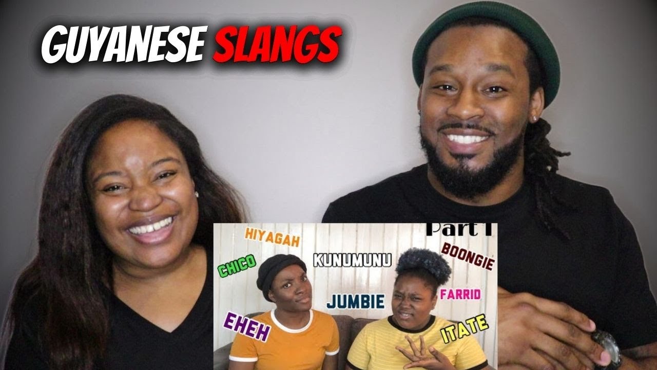 🇬🇾 LET'S LEARN GUYANESE SLANG! American Couple Reacts 
