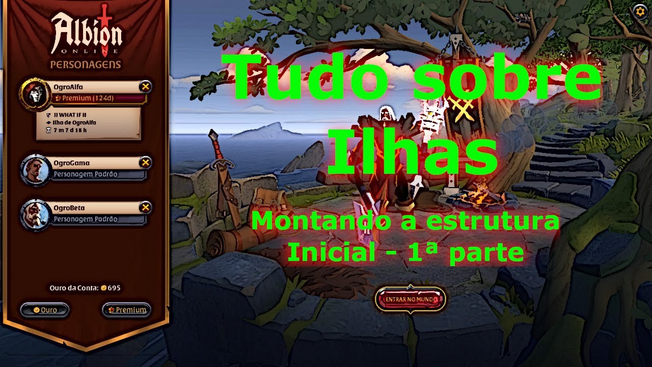 Montando uma Ilha - Estrutura básica - 1ª parte - Albion Online