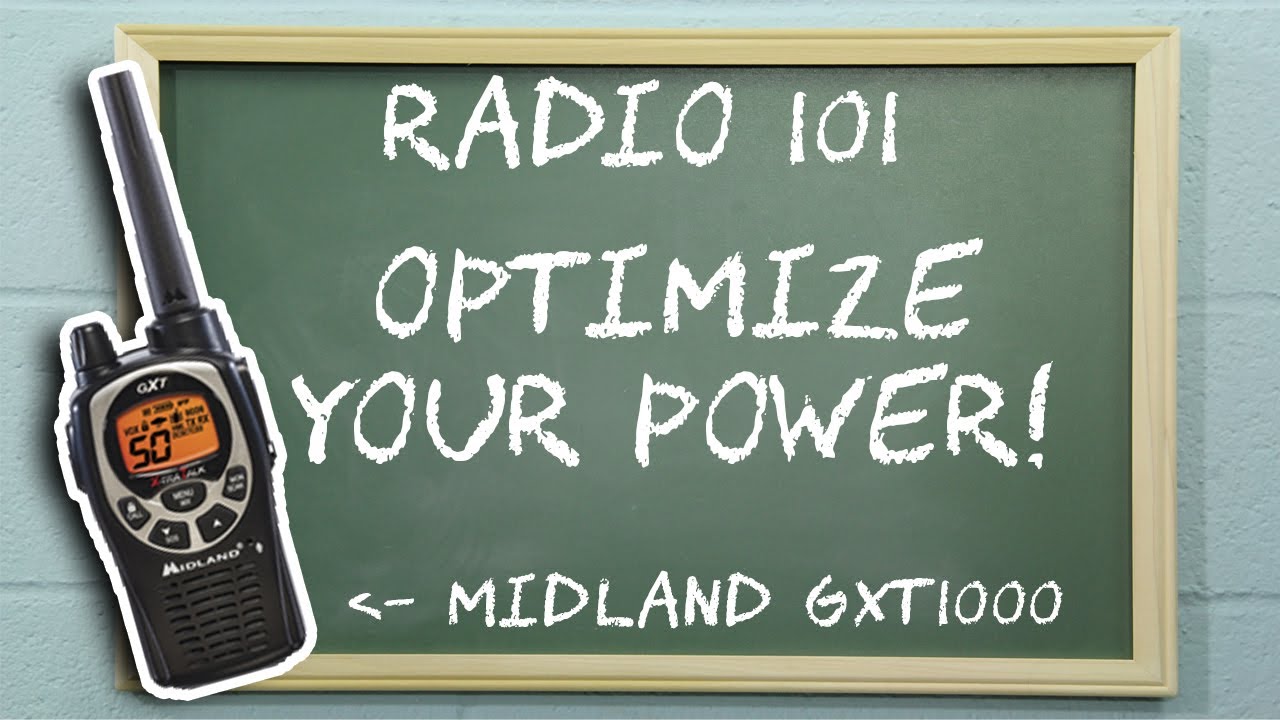 Как настроить уровень мощности на Midland GXT1000 | Radio 101