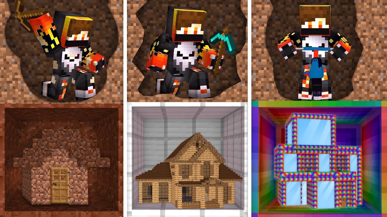 I MINED RAINBOW HOUSE IN HOUSE MINING CIVILISATION !!!