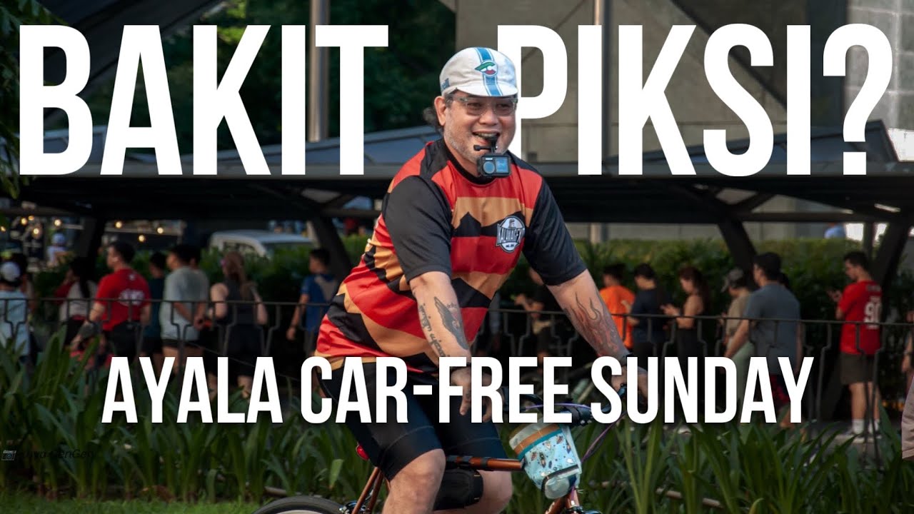 BAKIT PIKSI? sa AYALA CAR-FREE SUNDAY naman on my single speed Bradley! #fixedgear #fixie #trackbike