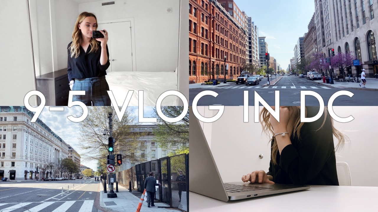 WORK WEEK IN MY LIFE | 9-5 as a designer in dc, super chaotic/overwhelming week