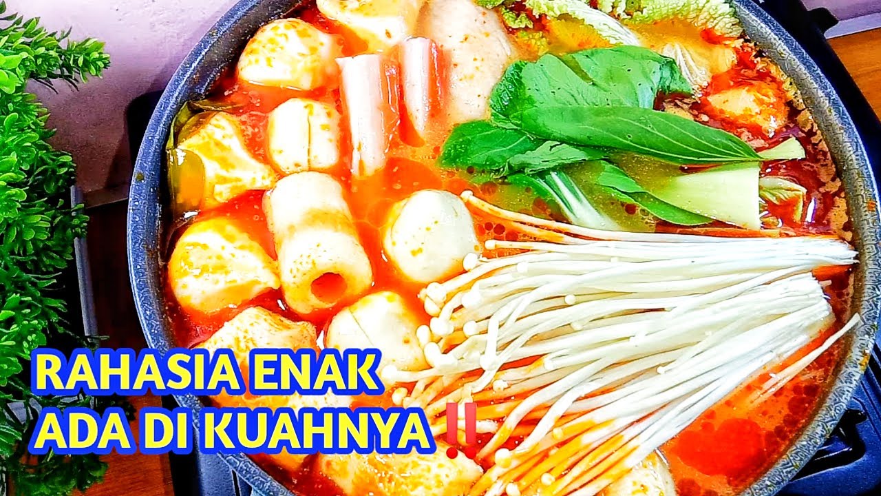 Resep Steamboat Rumahan yang enak banget / ITASUKI  STEAMBOAT HOMEMADE