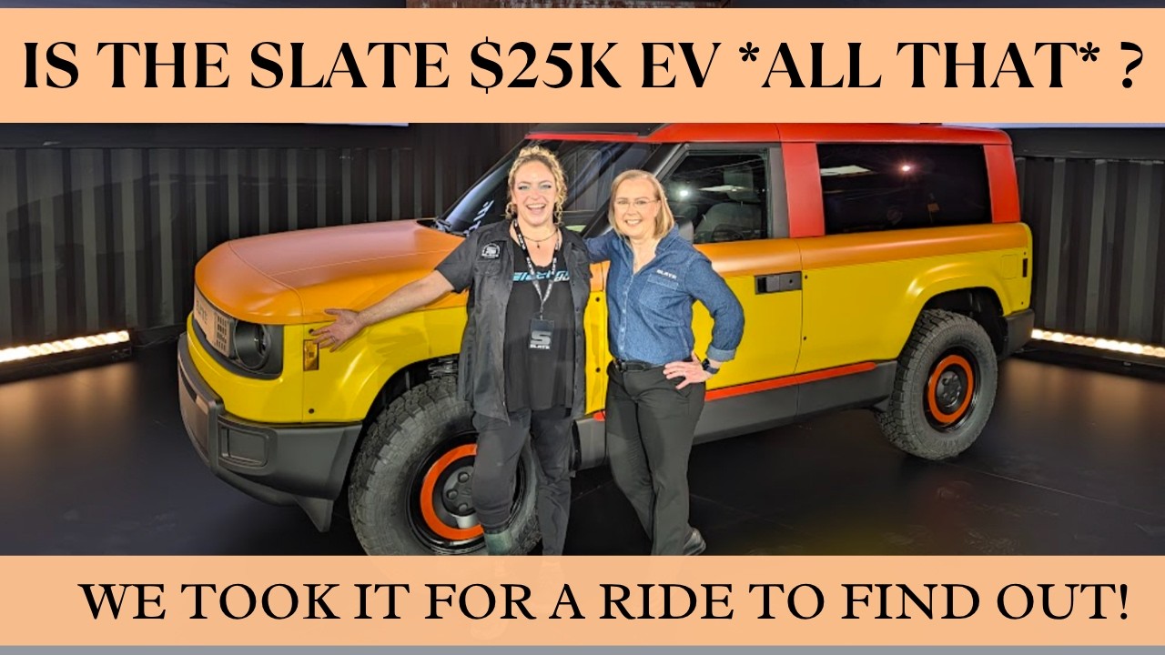 Slate EV Finally Rolled Out a Drivable Prototype and We Got a Ride. Is It All They Promised?