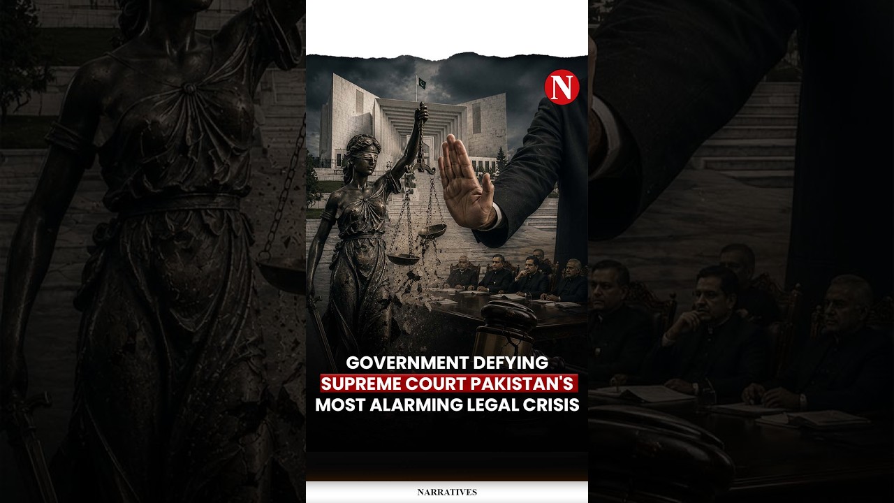 Government Defying Supreme Court | Pakistan's Most Alarming Legal Crisis | Narratives