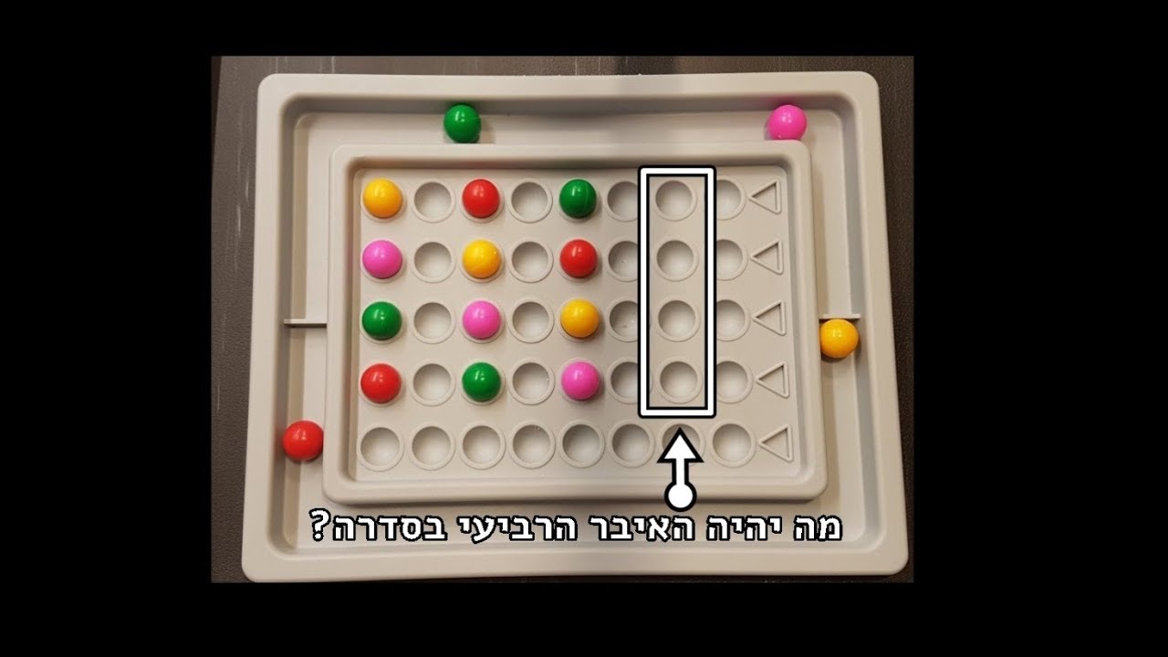 הכנה למבחן מחוננים - הסבר על סדרות של צורות
