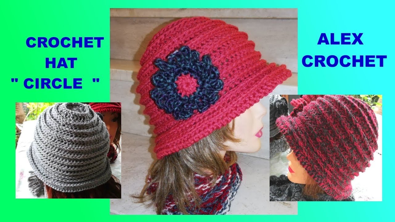 CROCHET CLOCHE HAT 