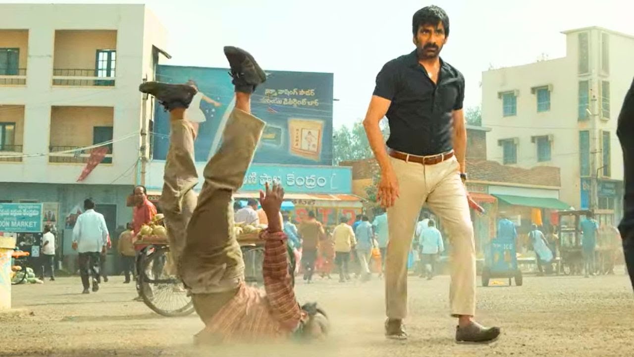 Ravi Teja Ka Jabrdast Action Scene - South Hindi Dubbed Movie - Ramarao On Duty - Part 6