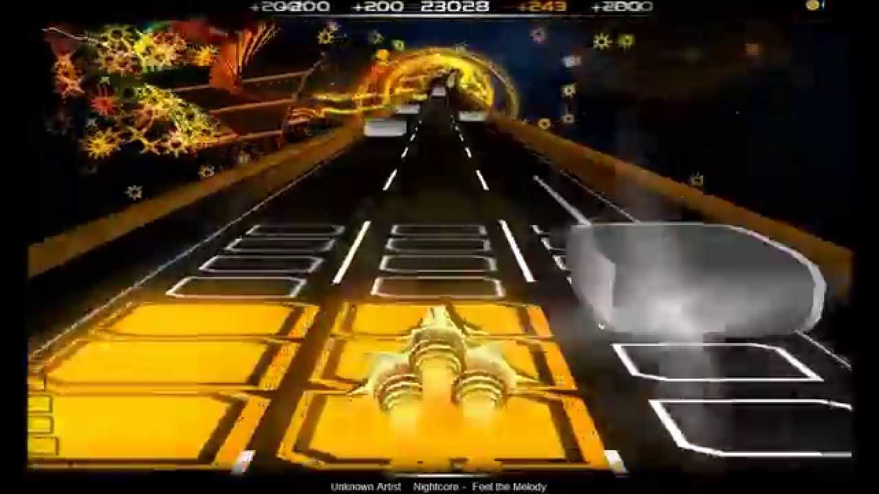 Audiosurf : Nightcore -  Feel the Melody [ S3RL feat Sara ] (HD)