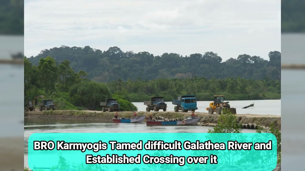 BRO connects India's Southern Most Point (Indira Point) to Mainland in Andaman and Nicobar Islands.