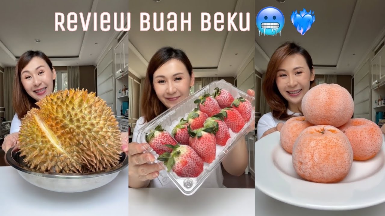 Buah Di Bekuin? 😱❄⛄ | Tiktok Sibungbung review Buah Beku