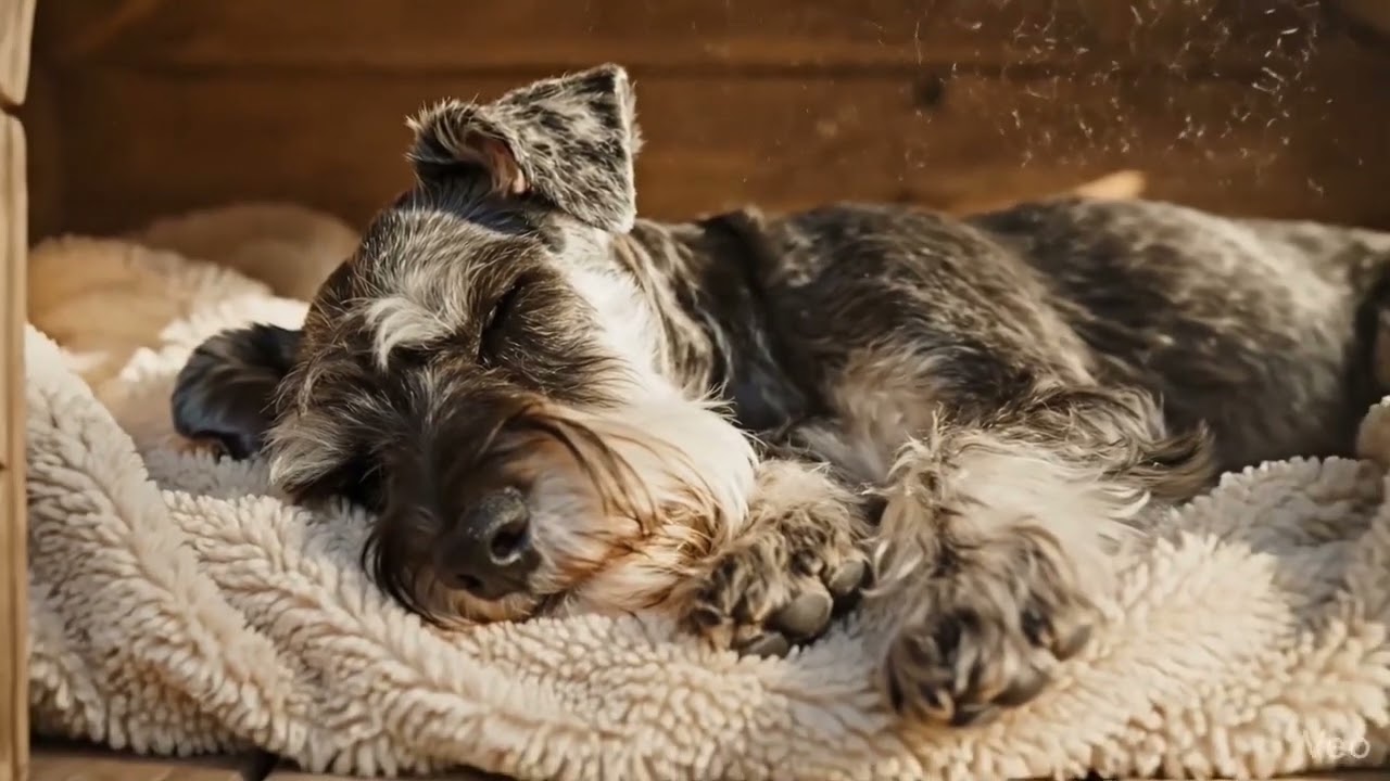 [Cute Schnauzer Puppy Sleeping] Lofi Sounds 🎧 Study & Work with your Daily Focus
