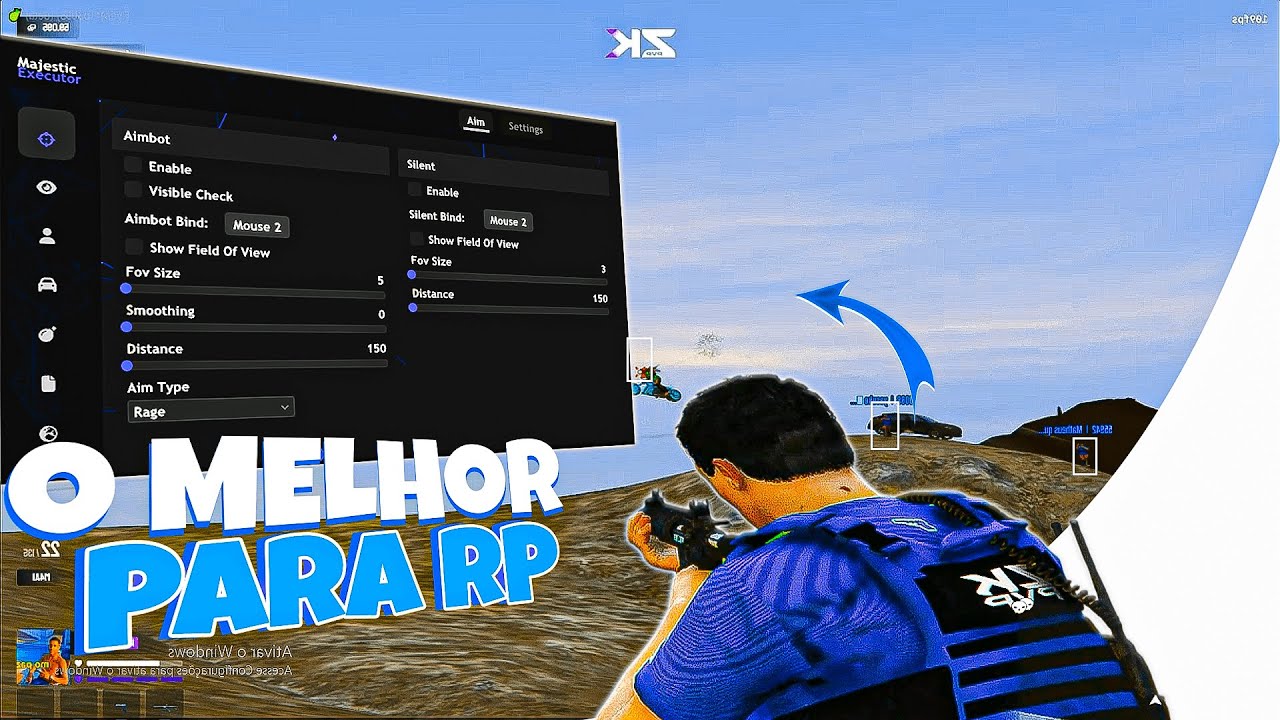MELHOR DO FIVEM: Ch3at FiveM GRÁTIS para RP e PVP | MAJESTIC INTERNAL FREE | TUTORIAL