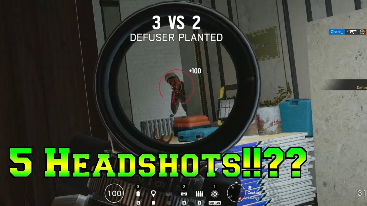 When 5 Headshots is NOT enough *I Clearly Just Got Outplayed* - Rainbow Six Siege