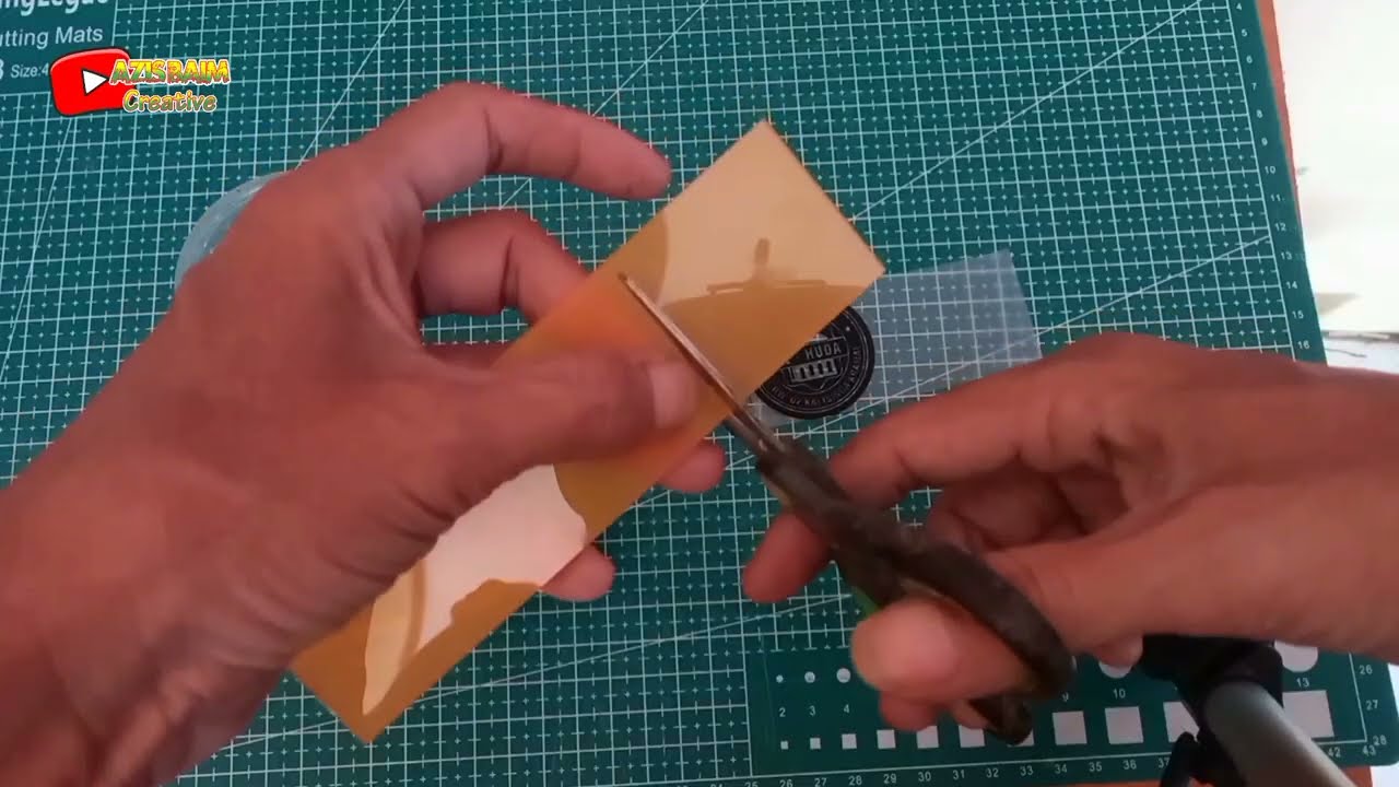 Ternyata semudah ini ‼️ pembuatan stempel Runaflek