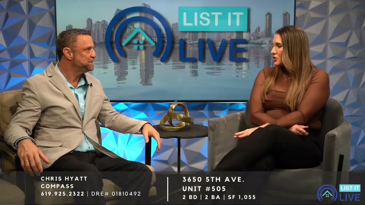 List It Live! - 3650 5th Ave , #505, San Diego, CA 92103 with Chris Hyatt