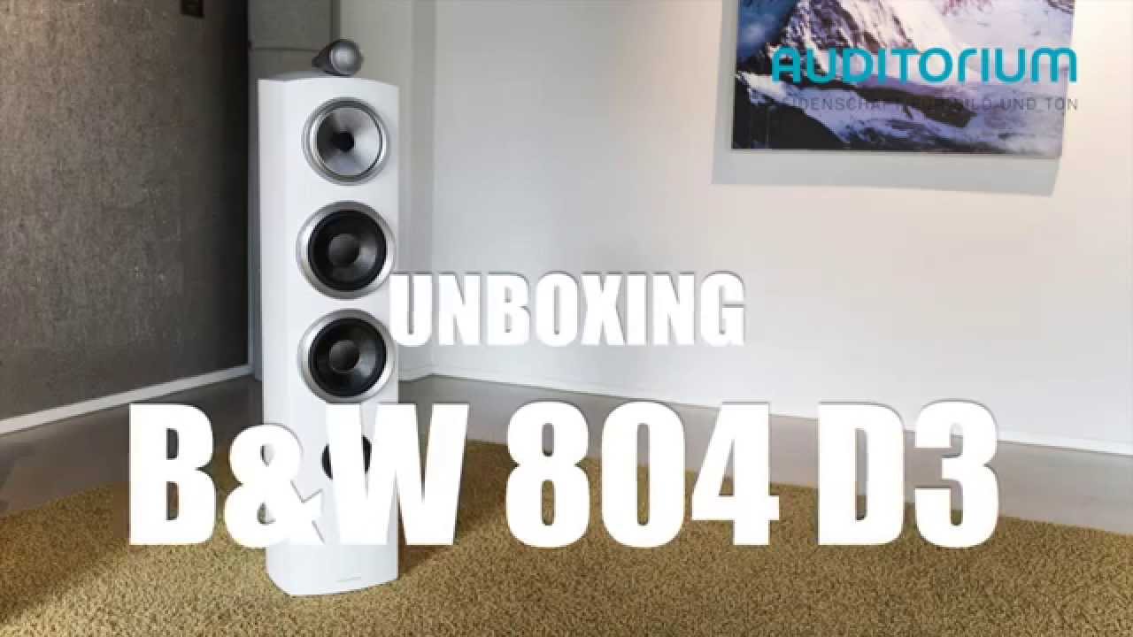 Unboxing Bowers & Wilkins 804 D3