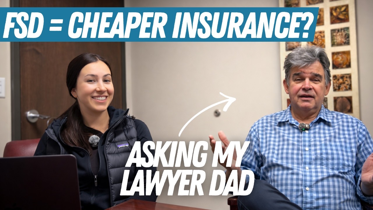 Asking My Lawyer About Insurance Discounts With Autonomous Driving!