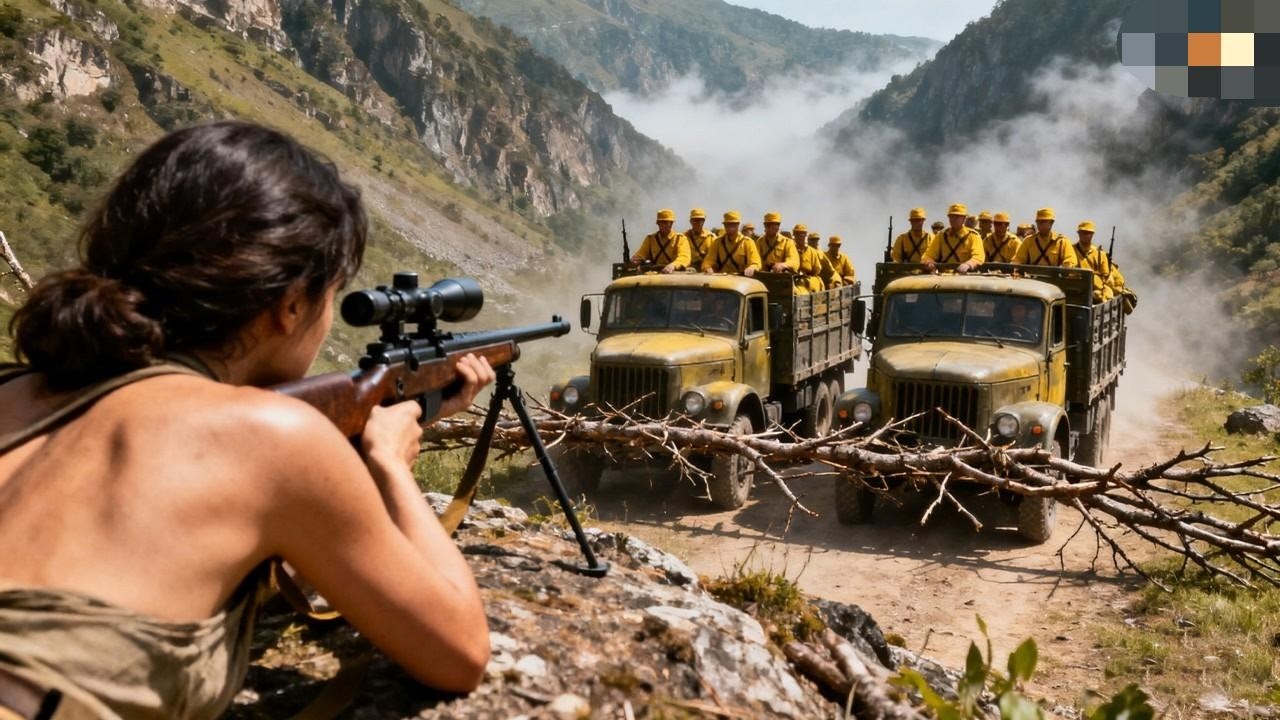 美女竟是神槍手，百發百中，一人殲滅日軍一個連!