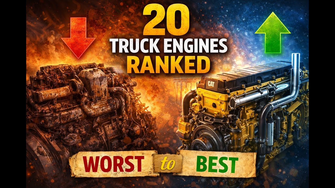 20 Truck Engines Ranked From Worst to Best (Reliability, Power & Real Driver Reviews)