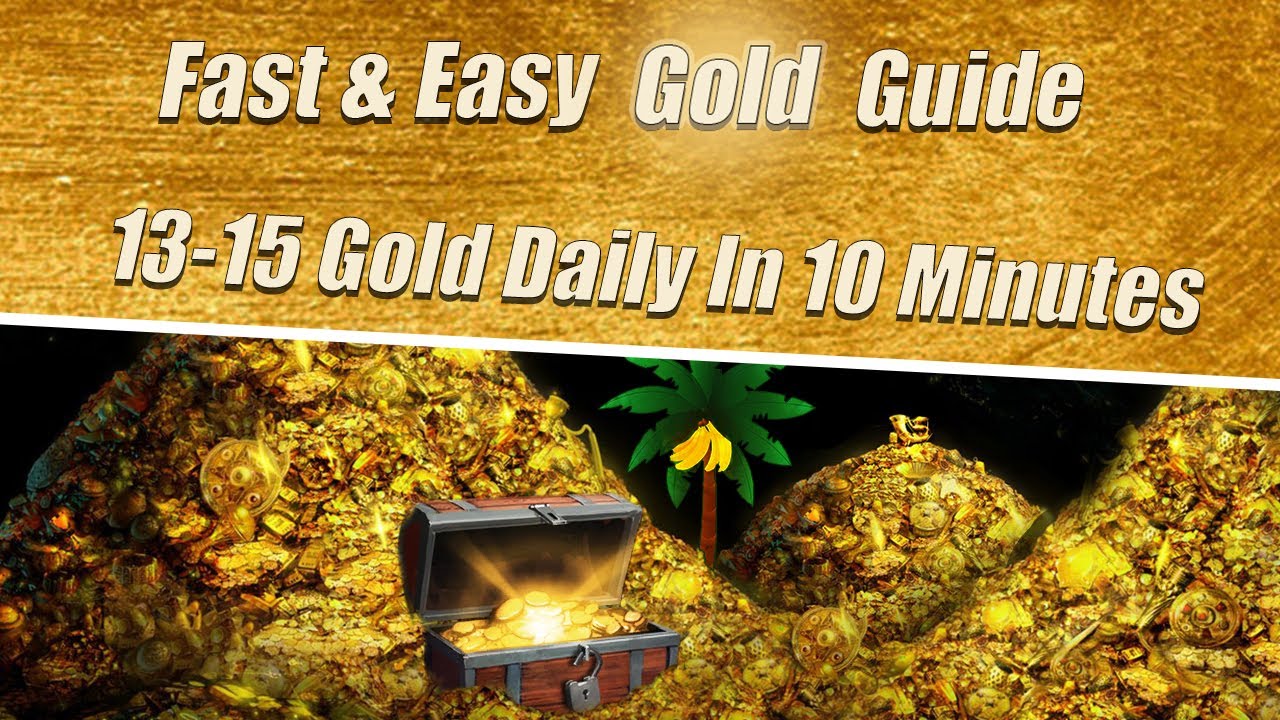 Easy Fast Gold Guide ►13-15 Gold in 10 Minutes Daily │ Guild Wars 2