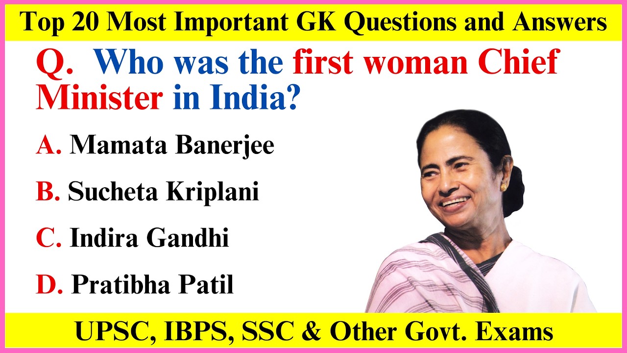 Top 20 Gk Questions and  Answers | Interesting General Knowledge | Gk GS | Gk in English