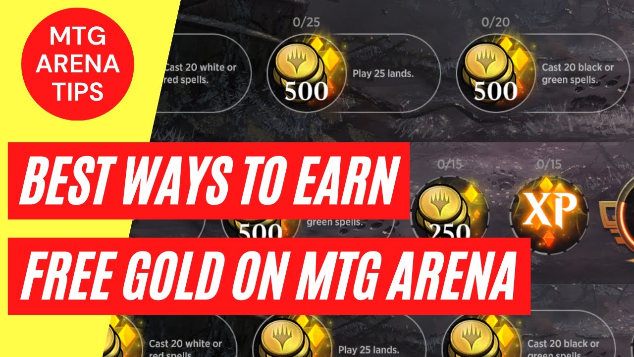 Farm Gold Using These Methods on Magic: The Gathering Arena - Free Gold for Free to Play Players F2P