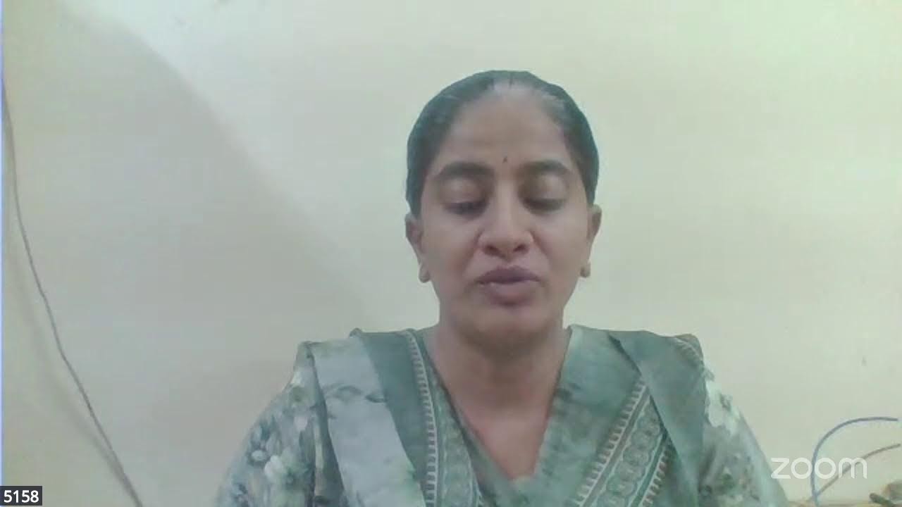 Veeresha K M Assistant Professor of commerce's Zoom Meeting