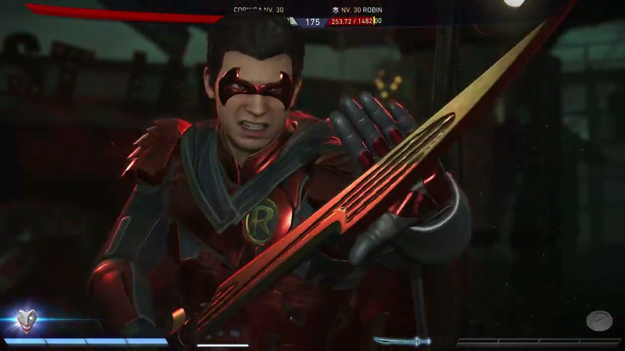 Joker vs Damian Wayne Injustice 2 gear mode hard level