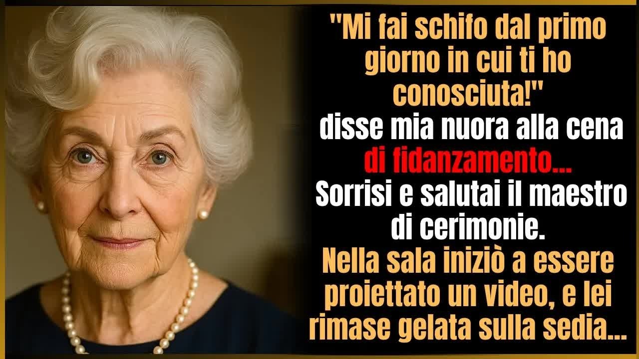 ＂Mi fai schifo dal primo giorno!＂ — disse mia nuora alla cena di fidanzamento  Sorrisi e salutai