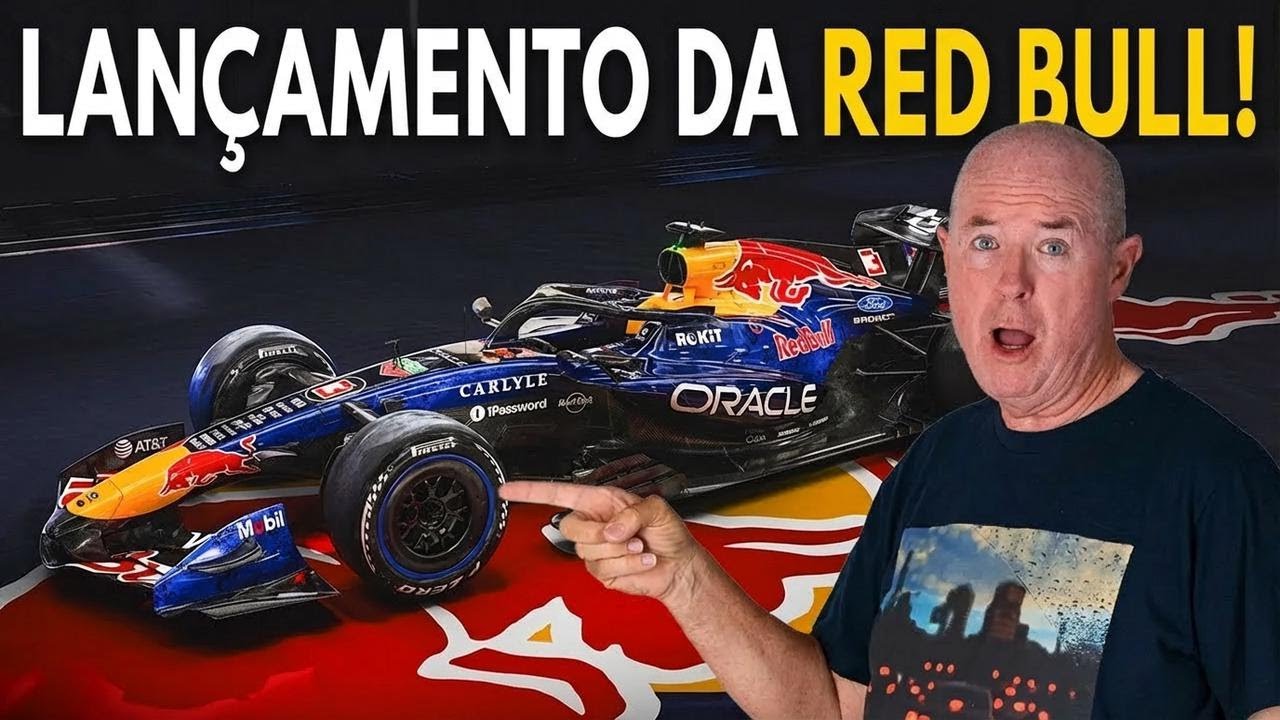 Minha reação sincera ao novo visual da Red Bull!