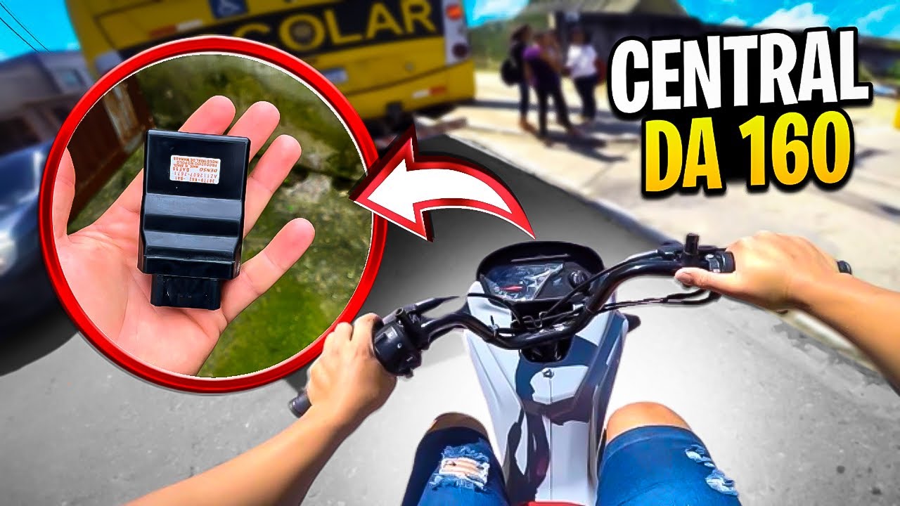 CENTRAL DA 160 NA POP110 COMO FICA 😳!!!