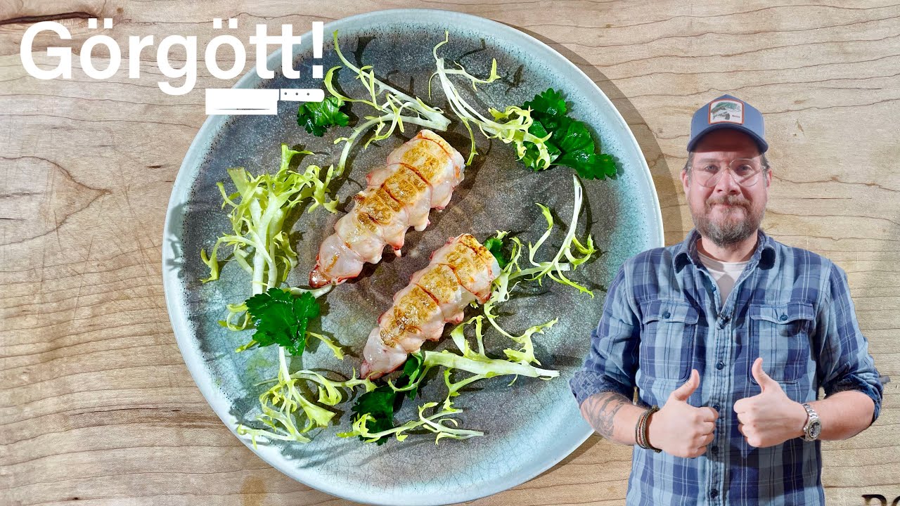 Langoustine - Yuzu Butter - Coriander Vinaigrette - Fris&eacute;e Salad