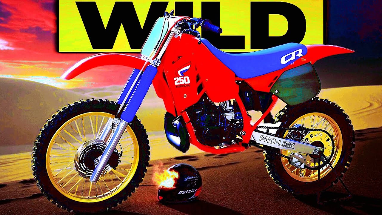 HONDA CR250 Die Zweitaktmaschine, die eine Ära dominierte und alle in Angst und Schrecken versetzte💀