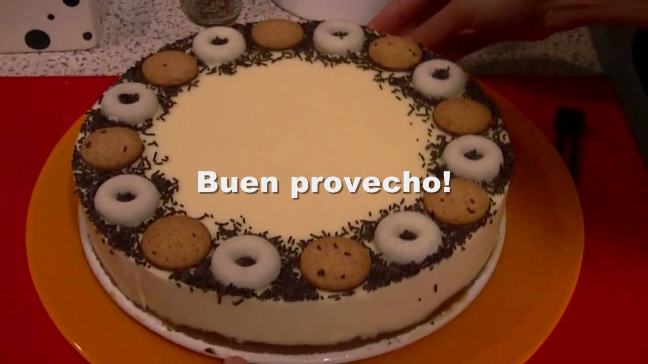 Tarta de queso y chocolate blanco - Recetas de postres para Thermomix