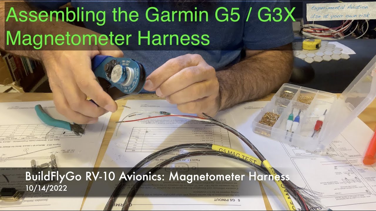 RV-10 Avionics - Magnetometer Harness Part 2 - Making the harness