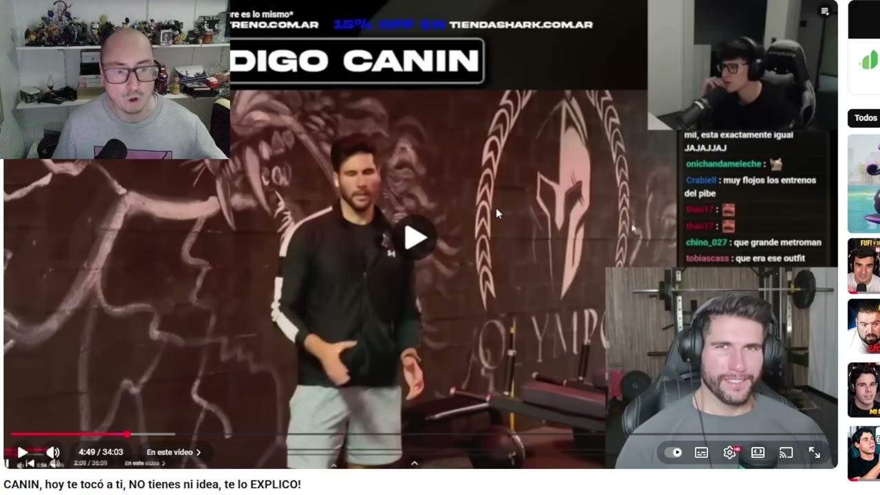Reaccionando al entreno del flacow (Adrian herrero) y explicando por que no crece