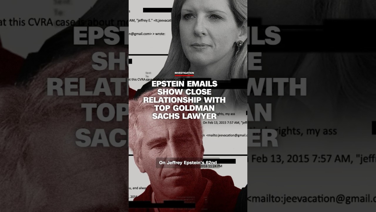 Epstein emails show close relationship with top Goldman Sachs lawyer