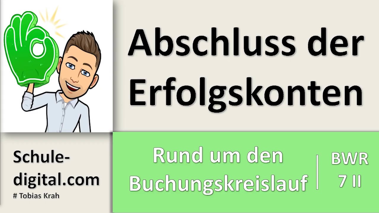 BwR 7 II   Abschluss Erfolgskonten - Lehrplan plus