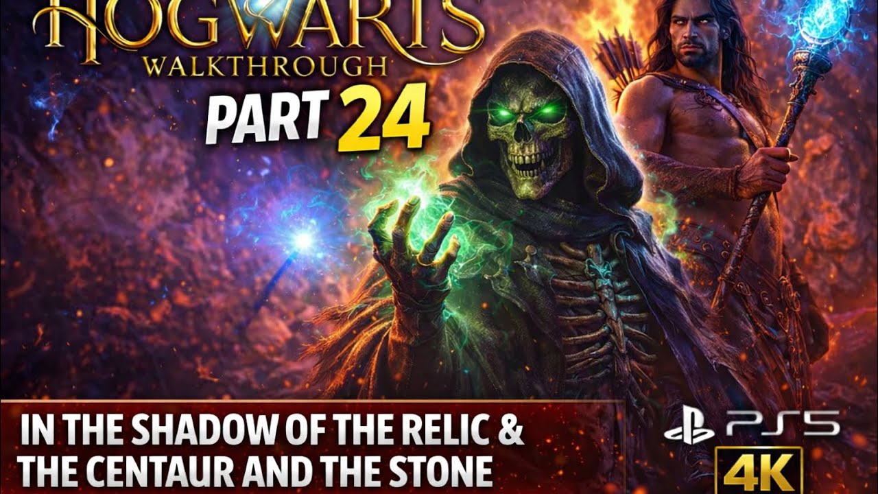 Hogwarts Legacy Walkthrough Part 24 – In the Shadow of the Relic & The Centaur and the Stone PS5 4K