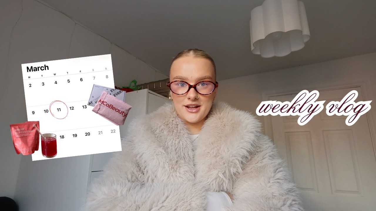 WEEKLY VLOG | pottery painting, makeup + food shopping