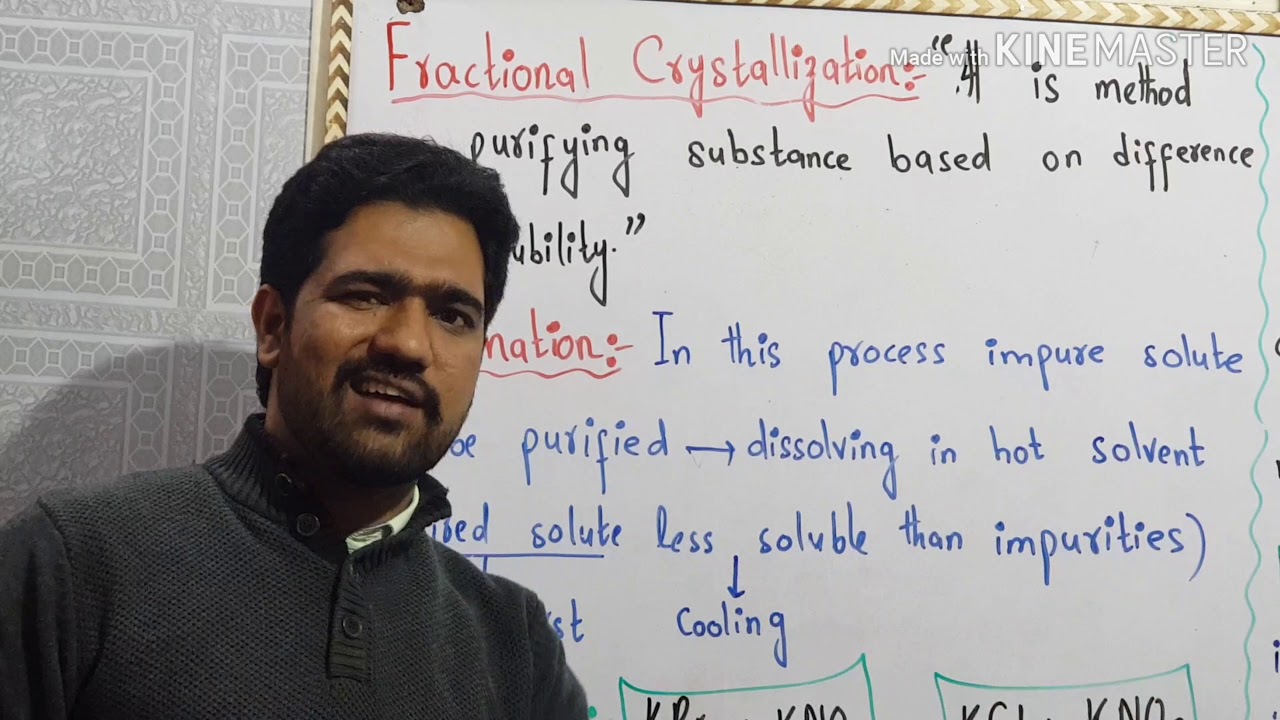 Fractional crystallization